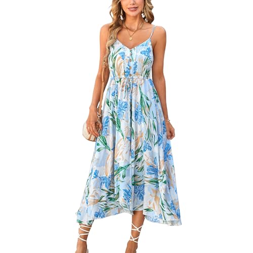 008 Light Blue Floral