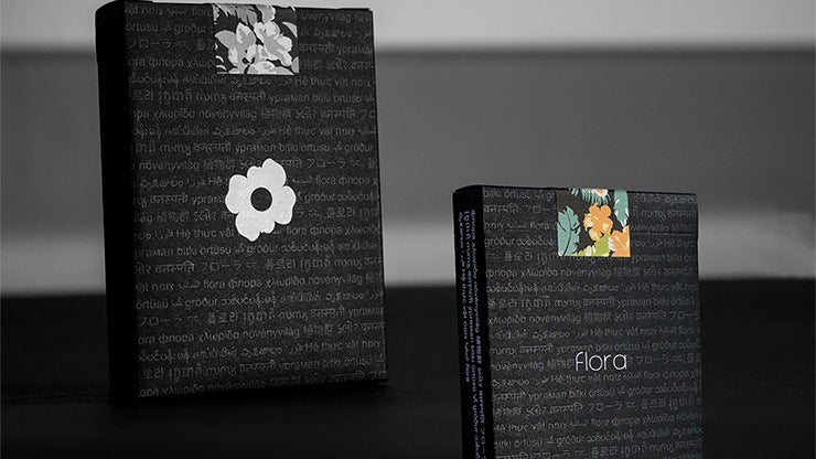 Premium Black Flora Playing Cards - Elegant Design for Poker, Magic Tricks & Game Nights - Perfect for Card Collectors & Gift Giving