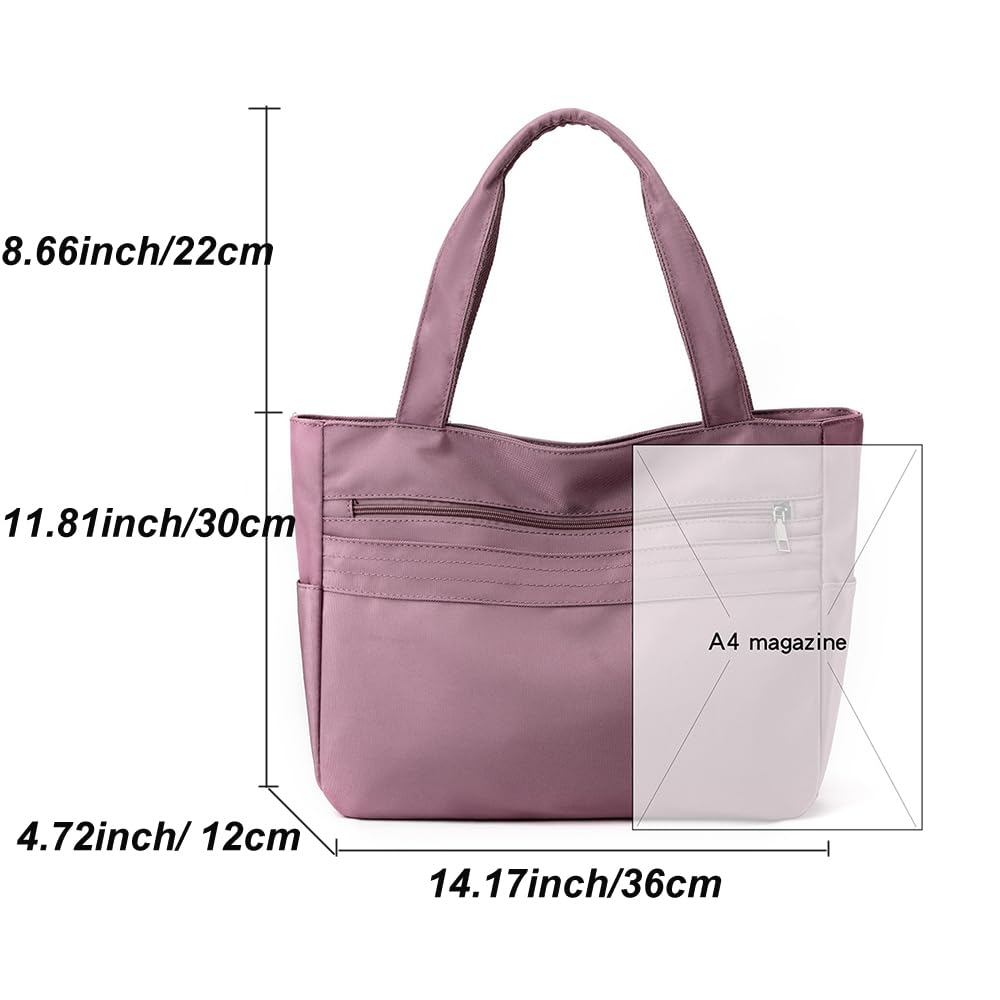 Stylish Women's Tote Bag with Multiple Pockets - Durable Shoulder Satchel Purse for Work, Shopping & Everyday Use | Perfect Office Handbag & Casual Outing Accessory