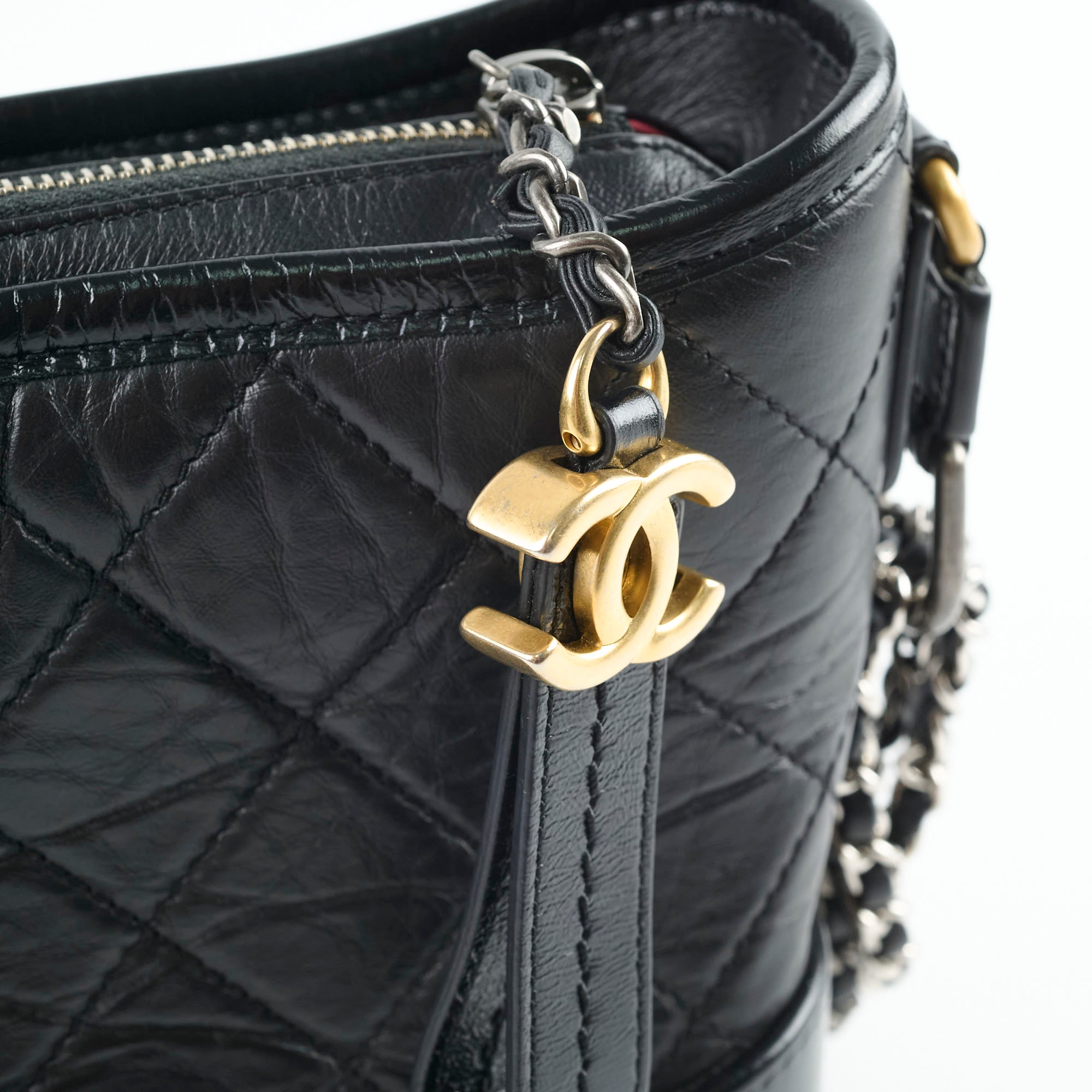 Chanel Small Gabrielle Black Handbag with Microchip - Luxury Designer Crossbody Bag for Women, Perfect for Date Night & Evening Events