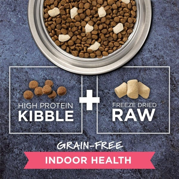 Instinct Raw Boost Indoor Health Real Rabbit Recipe Dry Cat Food - 4.5lb Bag | High Protein Grain-Free Kibble for Adult Cats | Supports Digestion & Healthy Weight | Perfect for Indoor Cats & Sensitive Stomachs
