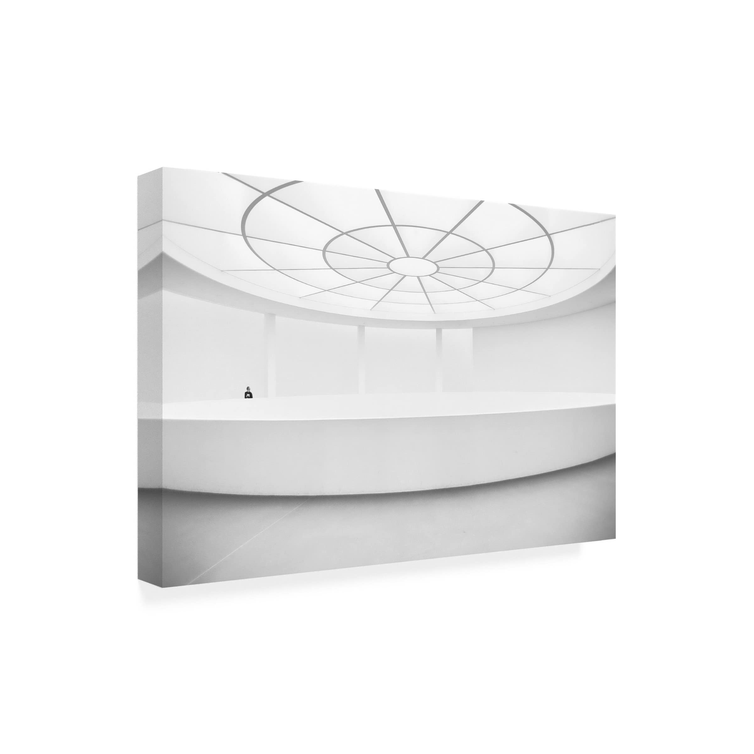 Michael M White Box Canvas Art - Premium Trademark Fine Art Wall Decor for Living Room, Bedroom & Office