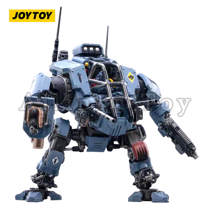 JOYTOY 1/18 Scale Warhammer 40K Space Wolves Invictor Warsuit Action Figure - Collectible Battle Pack for Tabletop Gaming & Display