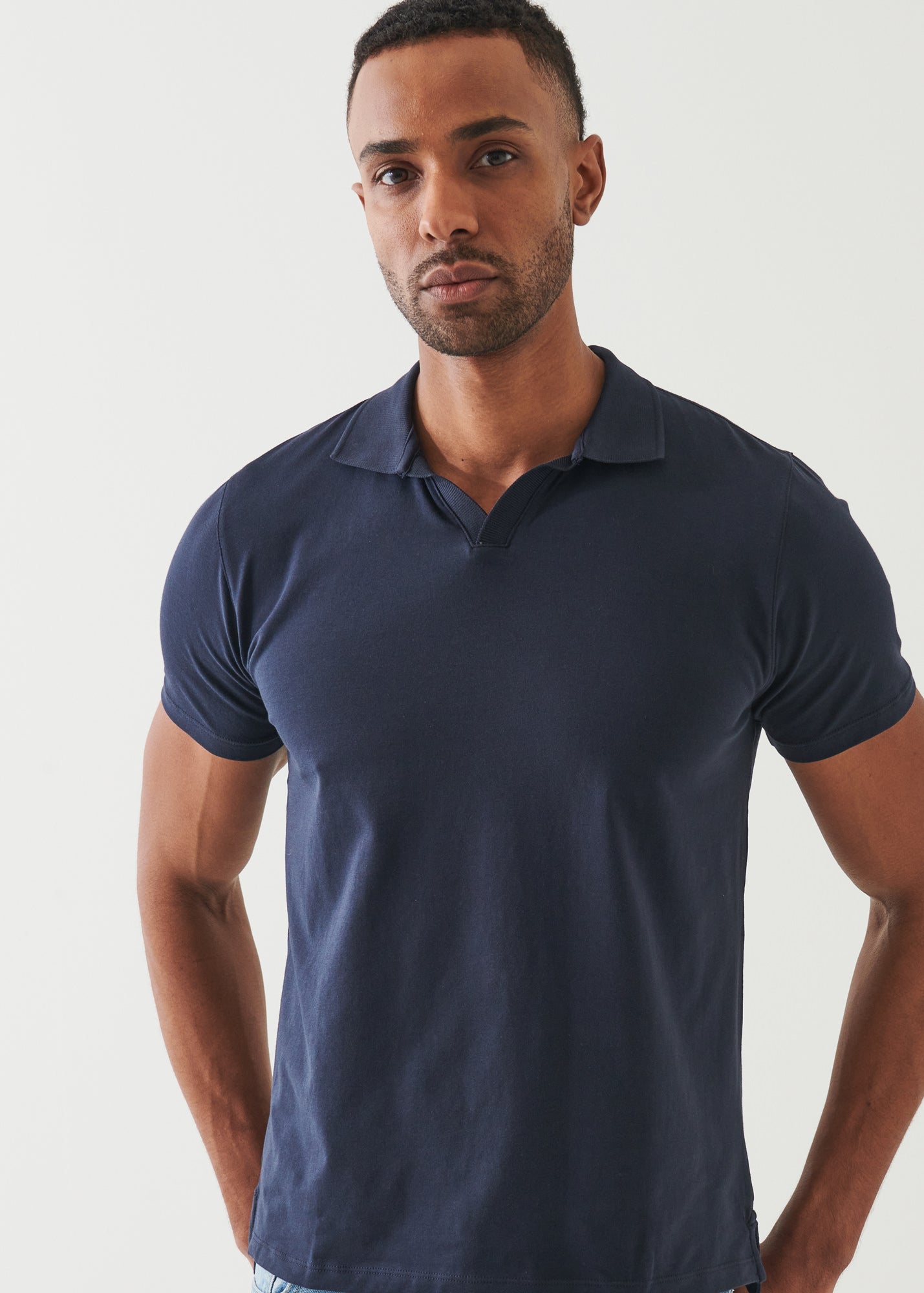 Men's Short Sleeve Classic Open Collar Polo Shirt - Casual & Breathable for Golf, Office & Summer Outings