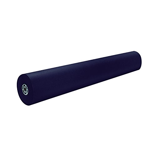 PACON CORPORATION ART KRAFT BLACK 36 X 1000 PAPER (Set of 3) - Premium Black Craft Paper Roll for Art Projects, Gift Wrapping & Classroom Activities