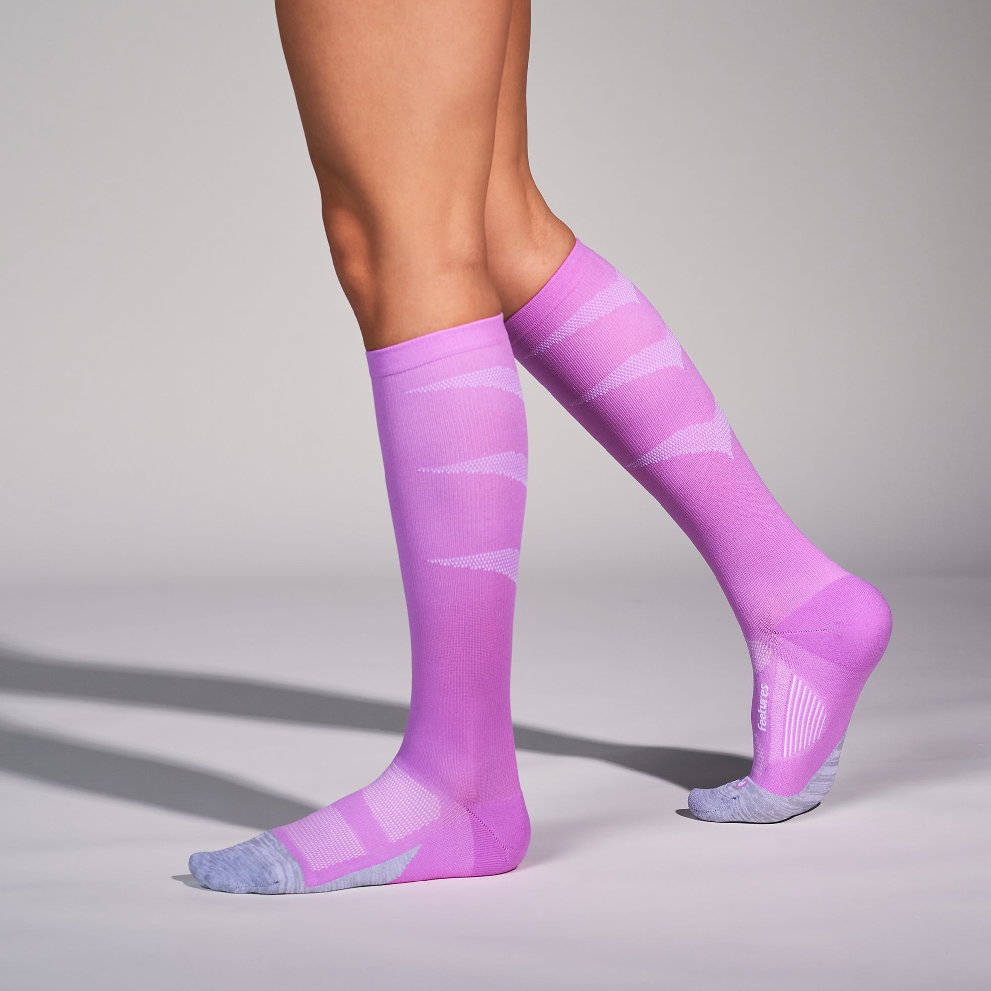 Graduated Compression Socks for Women & Men - Light Cushion Knee High Support Socks for Running, Travel & Recovery - Improve Circulation & Reduce Swelling
