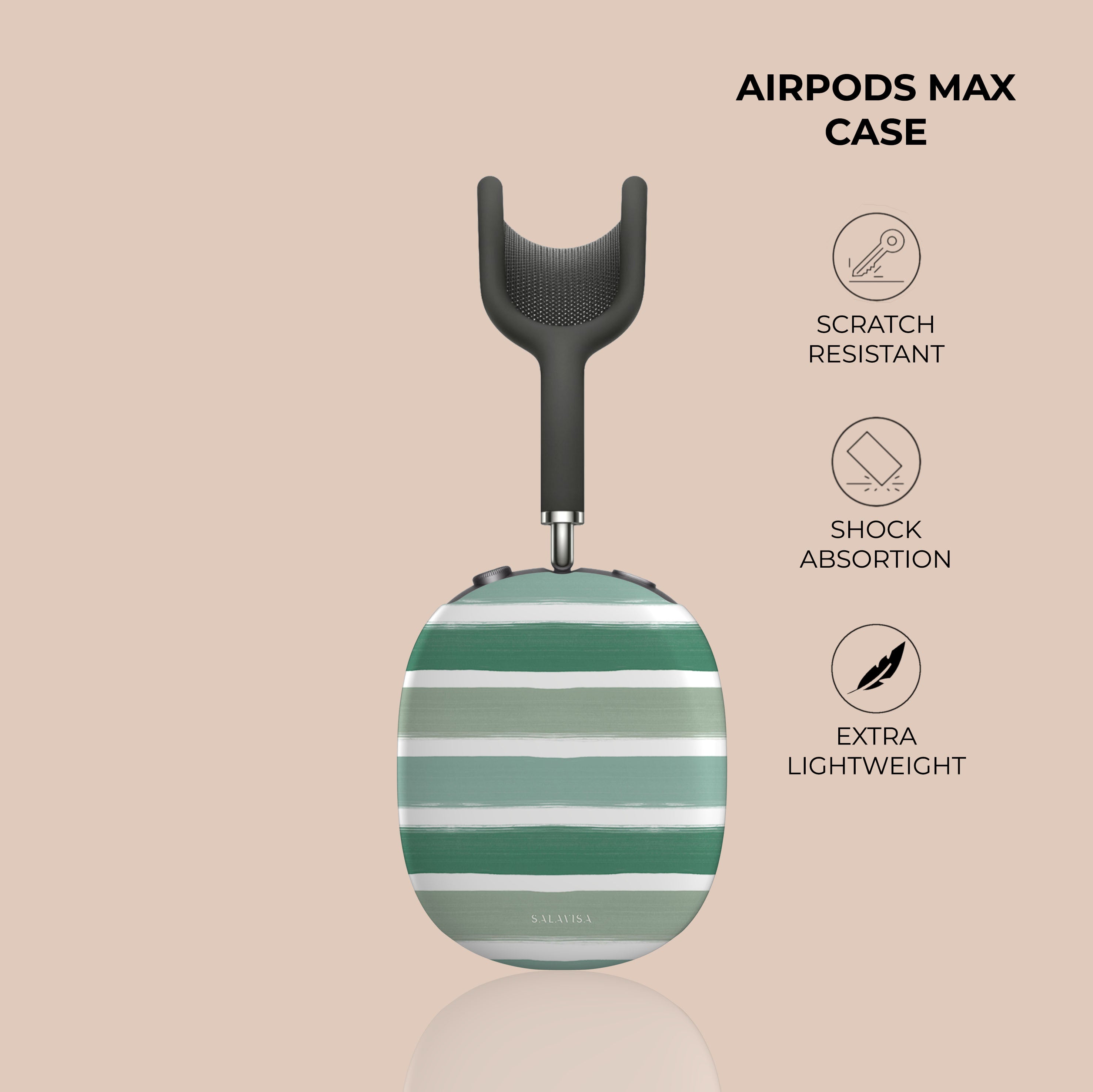 Premium Mint Green AirPods Max Case - Durable Protective Cover with Soft Interior for Apple AirPods Max Headphones - Perfect for Travel, Gym & Everyday Use
