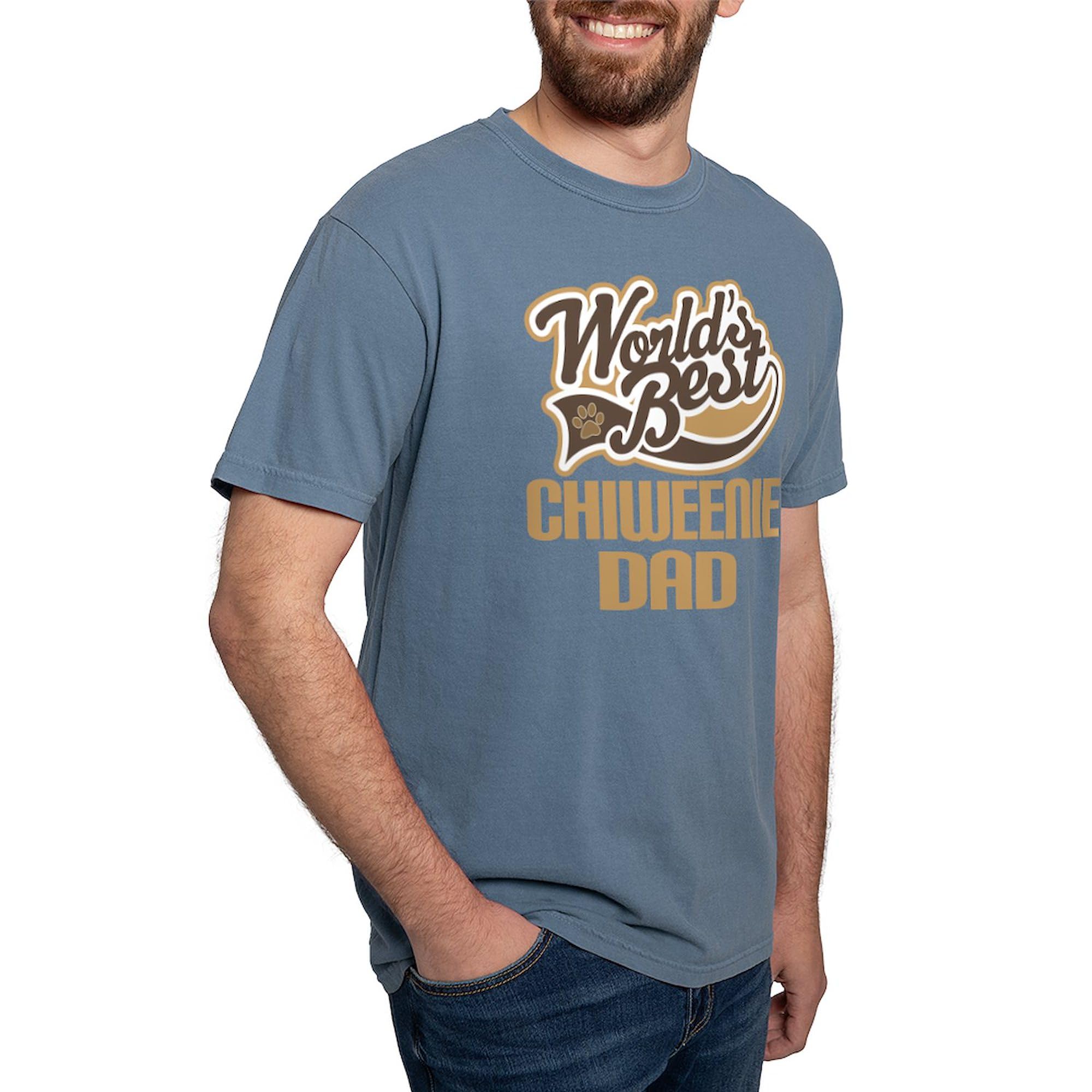 Chiweenie Dog Dad T-Shirt for Men - Comfort Colors® Soft Cotton Tee - Perfect for Casual Wear, Gifts & Dog Lovers