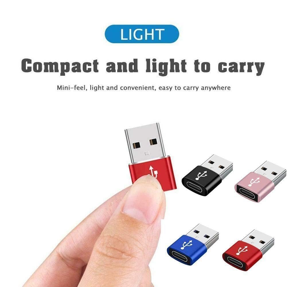 USB 3.0 to USB C Adapter - OTG Type C Female to USB Male Converter - Fast Charging & High Speed Data Transfer for MacBook, iPad, Samsung Galaxy - Perfect for Travel, Office & Home Use