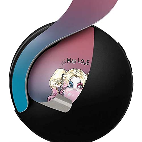 Officially Licensed DC Comics Harley Quinn Mad Love Gaming Skin Decal for PS5 Pulse 3D Wireless Headset - Custom Protective Cover for Gamers & Collectors