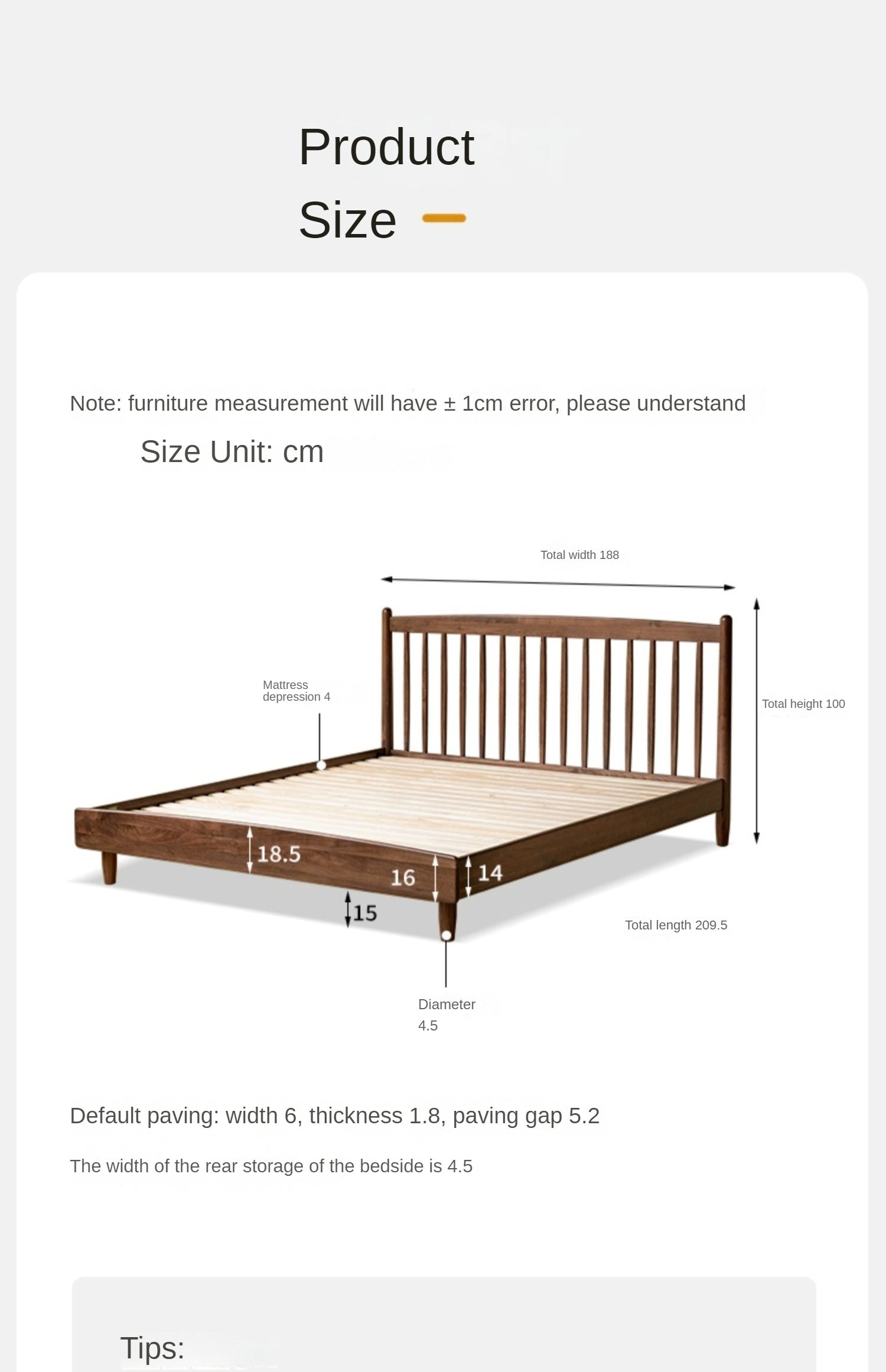 Modern Black Walnut Solid Wood Bed Frame - Queen Size Platform Bed with Headboard - Eco-Friendly Hardwood Bedroom Furniture for Master Bedroom & Guest Room