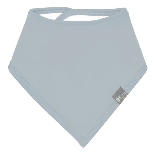 Kyte Baby Bib in Fog - Soft Organic Cotton Drool Bib for Infants & Toddlers - Perfect for Feeding, Teething, and Messy Playtime