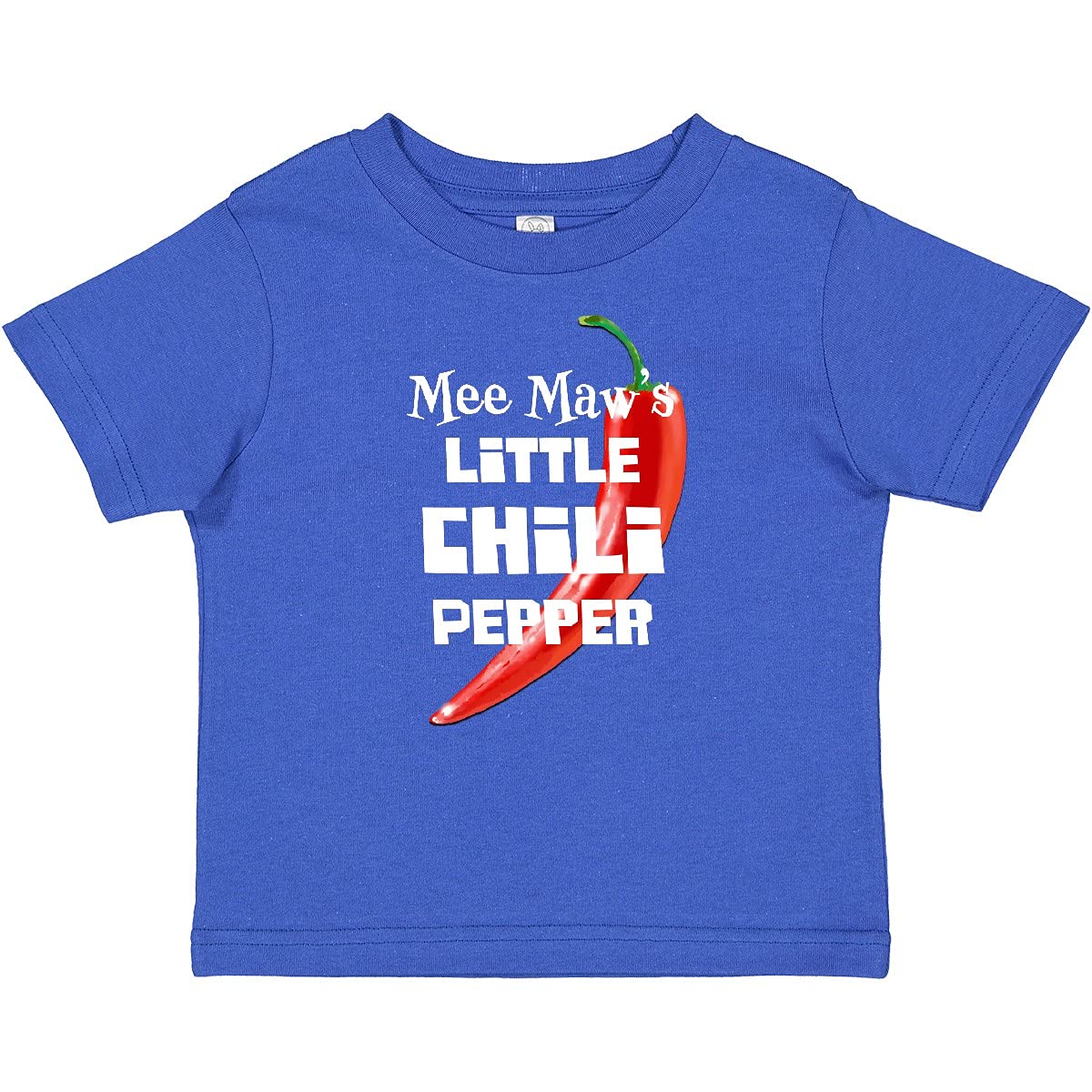 Inktastic Mee Maw's Little Chili Pepper Baby T-Shirt - Cute Infant Bodysuit for Boys & Girls - Soft Cotton Onesie for Grandparents Gifts, Family Photos & Holiday Outfits