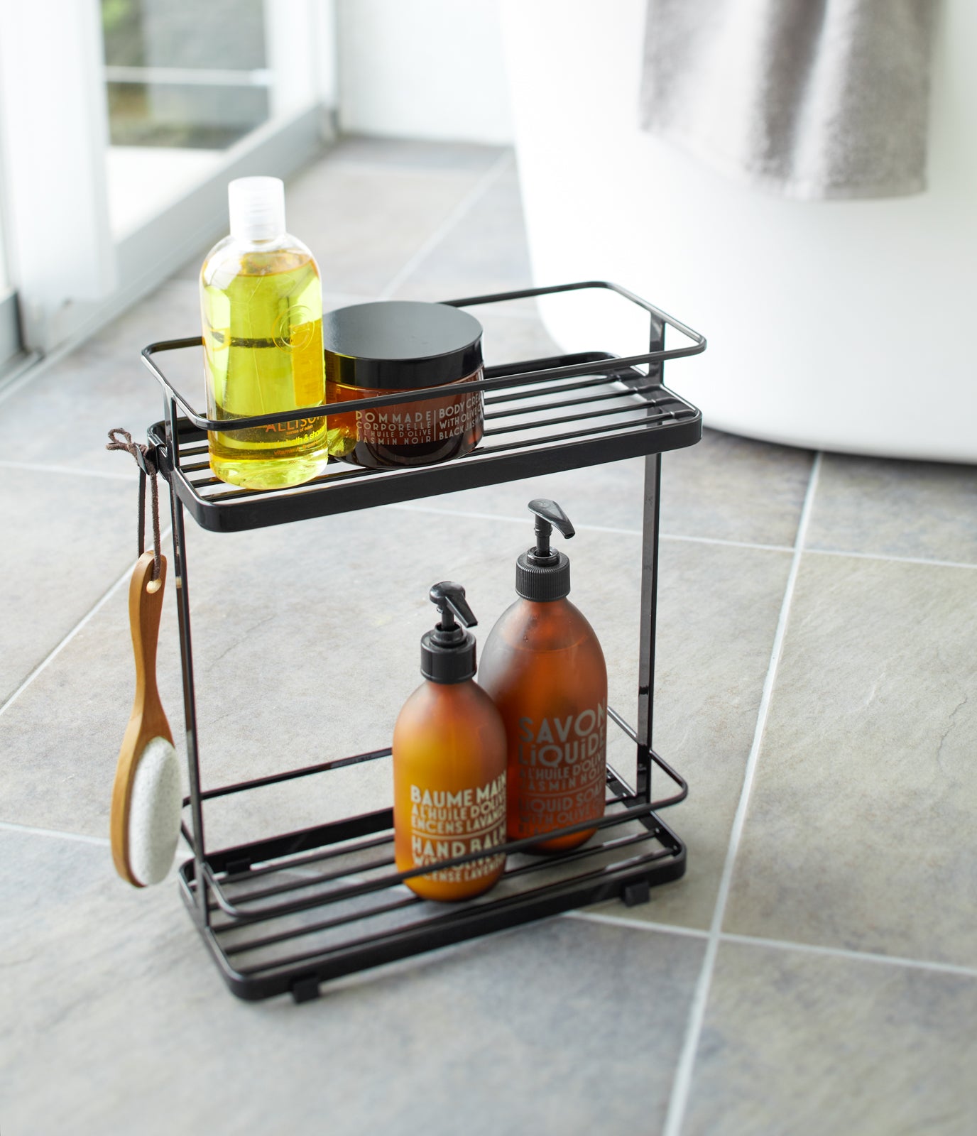 Stainless Steel Shower Caddy Organizer - 3 Size Options for Bathroom Storage | Perfect for Shower Shelves, College Dorm Essentials & Spa Organization
