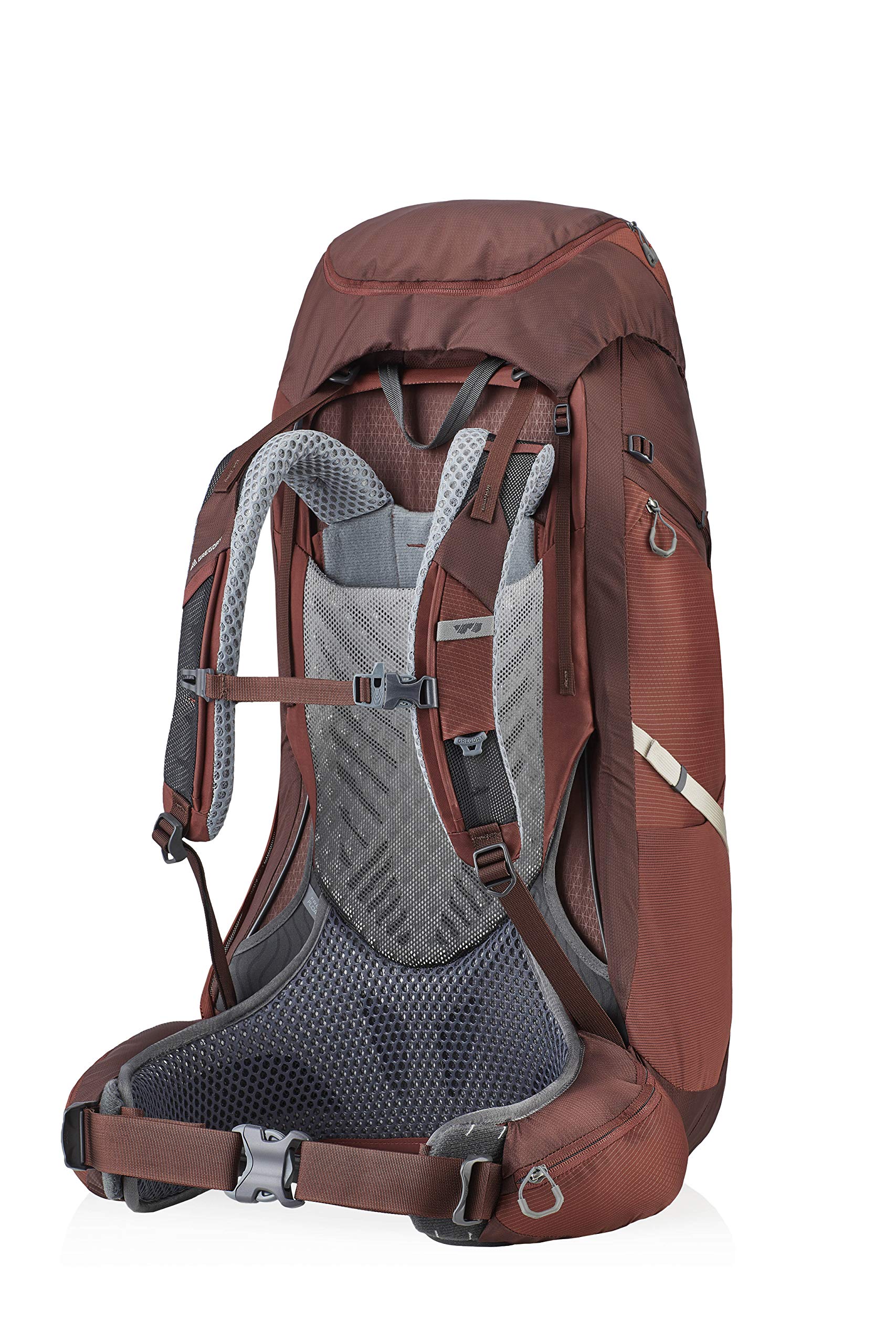 Gregory Maven 55 Women's Hiking Backpack - Lightweight Backpacking Pack for Outdoor Adventures, Small/Medium Size, Rosewood Red - Perfect for Camping, Trekking & Travel