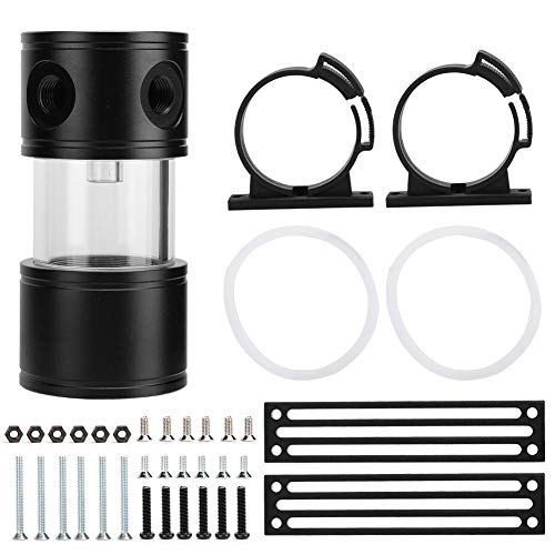 2-Inch Cylindrical Safety Computer Water Tank - High-Performance Water Cooling Reservoir for PC Cases & Desktop Computer Cooling Systems | Ideal for Gaming Rigs, Workstations & Overclocking Setups