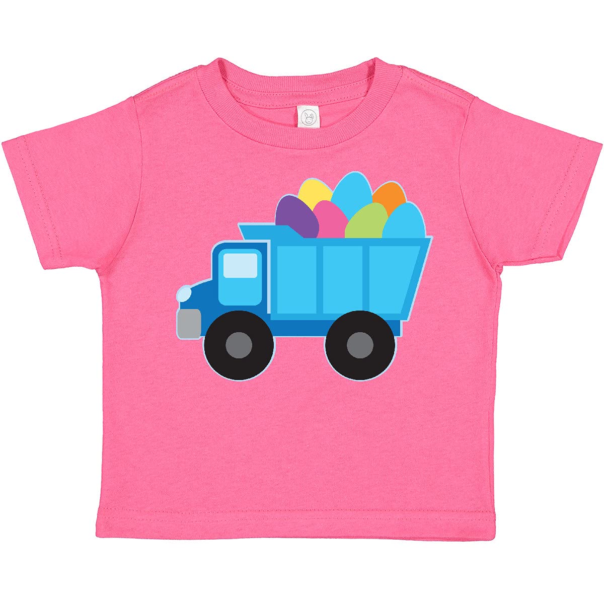 Inktastic Easter Egg Truck Boys Toddler T-Shirt - Cute Easter Graphic Tee for Toddler Boys - Perfect for Easter Celebrations, Family Photos & Spring Outfits