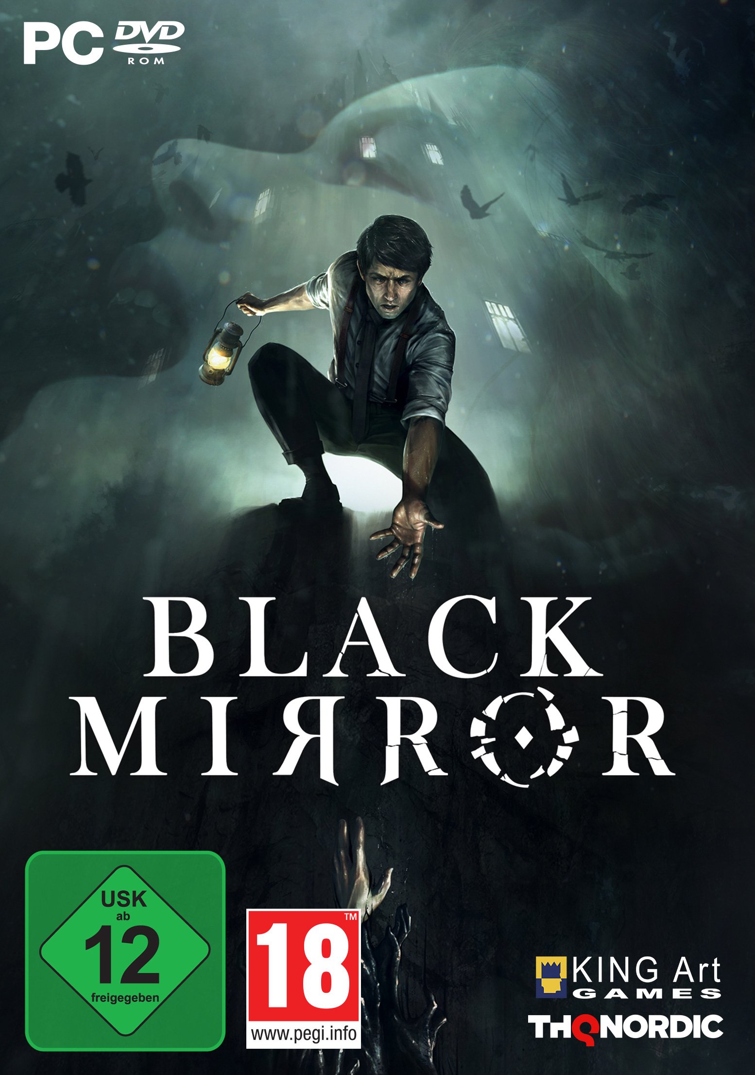 Black Mirror - HD Anti-Glare Computer Screen Protector for PC | Reduce Eye Strain & Blue Light | Perfect for Office Work & Gaming