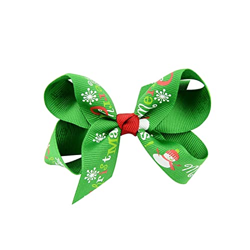 12pcs Christmas Hair Clips & Headbands Set for Girls - Festive Hair Accessories for Kids Party, Holiday Gifts & School Events (Red & Green) - Perfect for Christmas Photos, School Plays & Holiday Celebrations