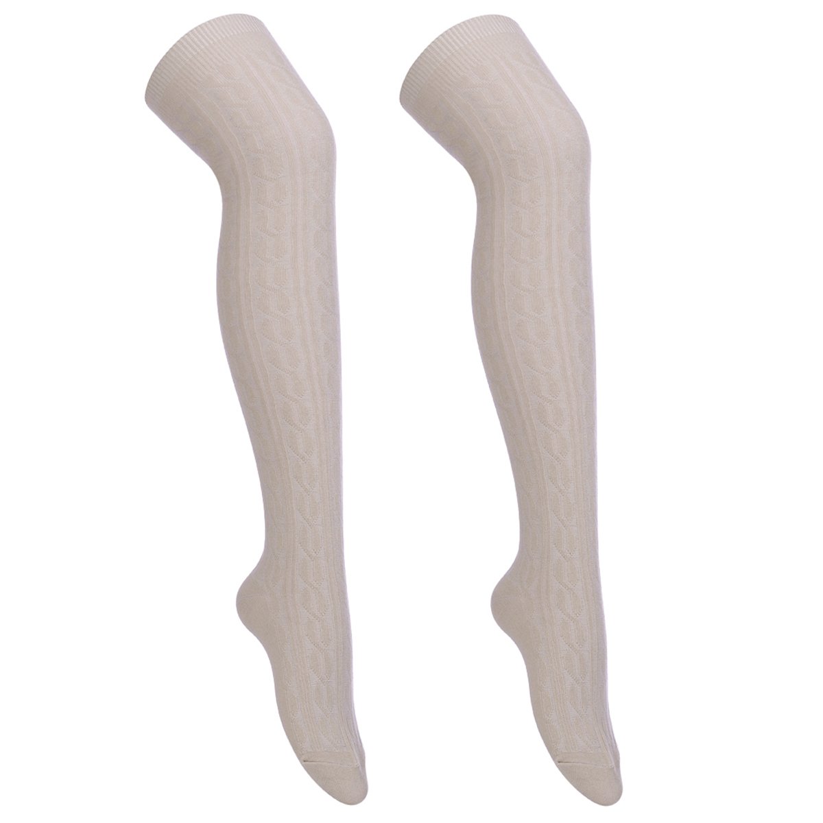 Women's Thigh High Socks - Knee High Cotton Warm Boot Socks for Winter & Fashion