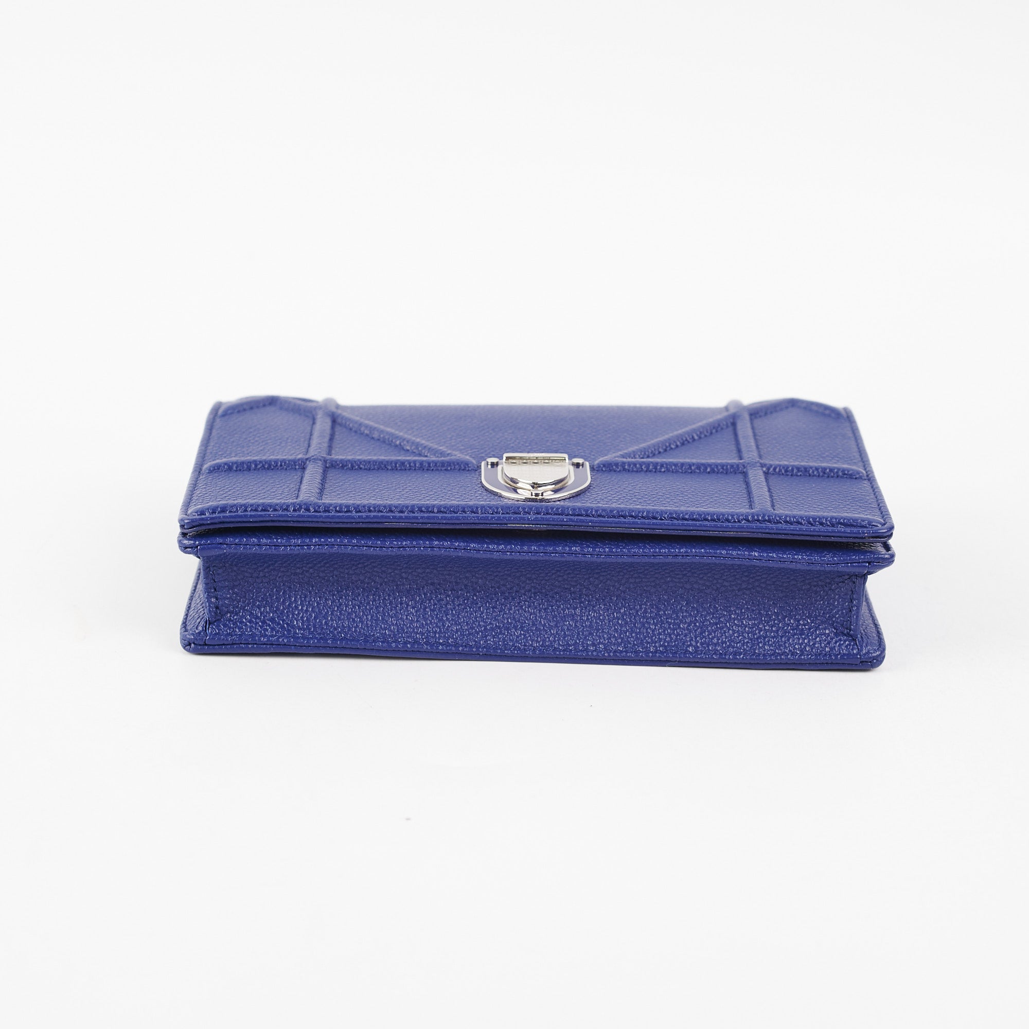 Dior Diorama Wallet On Chain WOC Blue Crossbody Bag - Luxury Designer Handbag for Women | Perfect for Evening Parties, Date Nights & Special Occasions