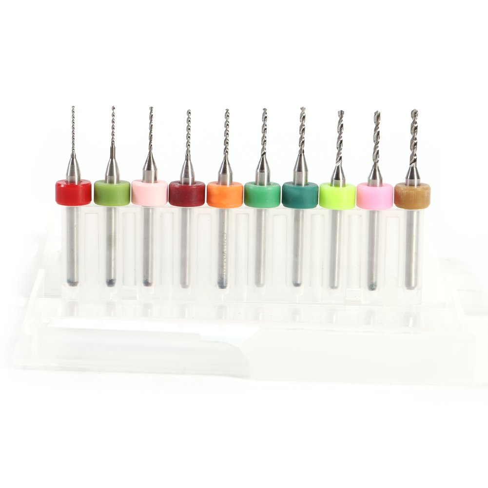 High Precision Carbide Mini Micro Drill Bits - Durable PCB & Sculpture Tools for Circuit Boards, Jewelry Making, and Model Crafting