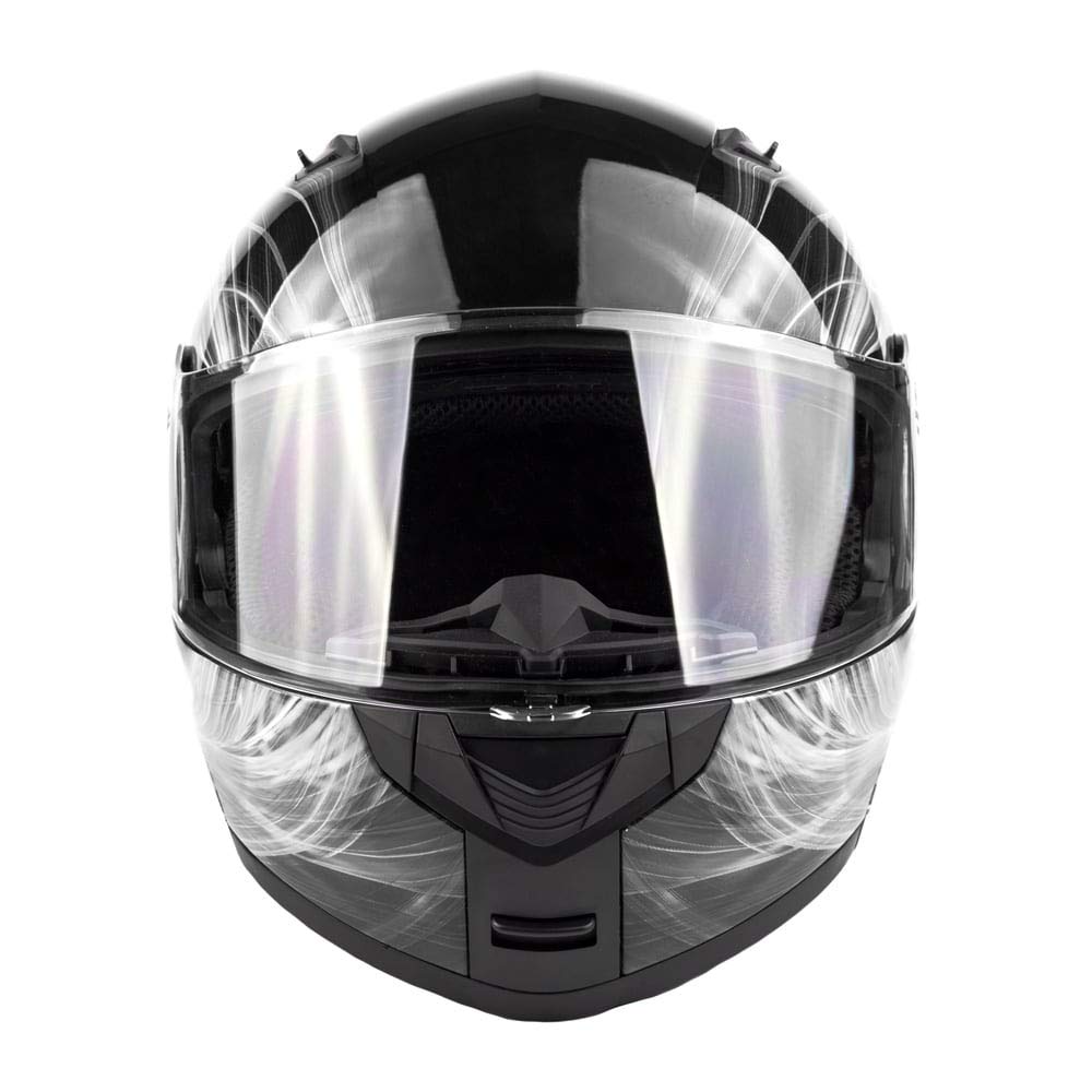 DOT Approved Modular Motorcycle Helmet for Adults - Full Face Flip-Up Design with Retractable Sunglasses (Typhoon TH158) - Perfect for Street Riding, Commuting & Long-Distance Tours
