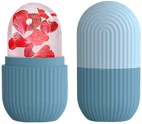 KIDINGTON Ice Roller for Face - Cooling Facial Massage Tool to Reduce Puffiness, Tighten Pores & Enhance Skin Glow | Reusable Ice Therapy for Skincare Routine | Perfect for Morning Routine, Post-Workout Recovery & Sunburn Relief