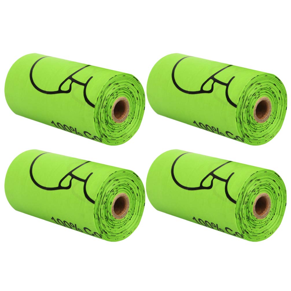 Scicalife Biodegradable Dog Poop Bags - 60 Count Compostable Pet Waste Bags | Unscented, Extra Thick & Leak Proof | Easy-Tear Design for Quick Cleanup | Perfect for Park Walks, Backyard Use & Travel