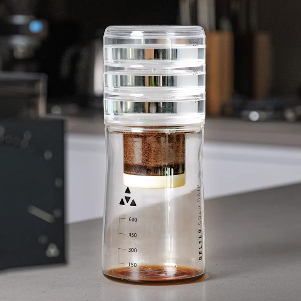 Premium Delter Cold Drip Coffee Maker - Portable Iced Coffee Brewer for Home & Office - Perfect for Camping, Travel & Outdoor Adventures