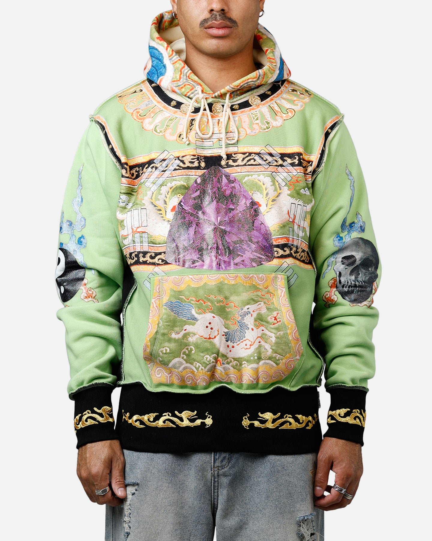 ABC Birthstone Hoodie - Light Green Comfortable Pullover for Women & Men | Perfect for Casual Wear, Gifts & Special Occasions