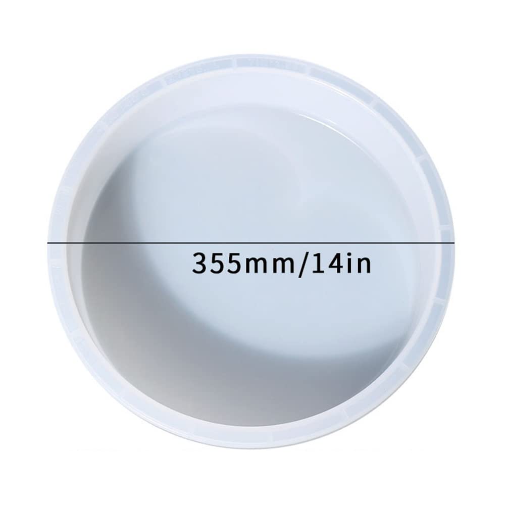 14 Inch Large Round Silicone Resin Molds with 3 Hairpin Legs - Epoxy Casting Molds for Tables, Stools, Trays, Clocks & Resin Art - Perfect for DIY Home Decor, Wedding Gifts & Craft Projects