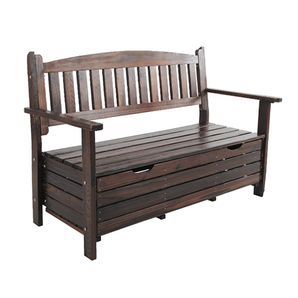 XXJF Outdoor Storage Bench with Cushion - Waterproof Deck Box for Patio & Garden Tools, Multi-Functional Seat & Storage Furniture for Backyard, Deck, and Outdoor Spaces