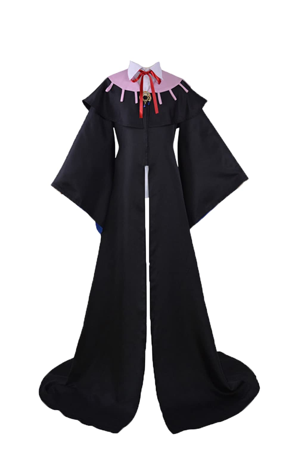 Anime Wandering Witch Elaina Cosplay Costume - Flan Uniform Dress for Halloween, Cosplay Party & Anime Convention (Complete Set)