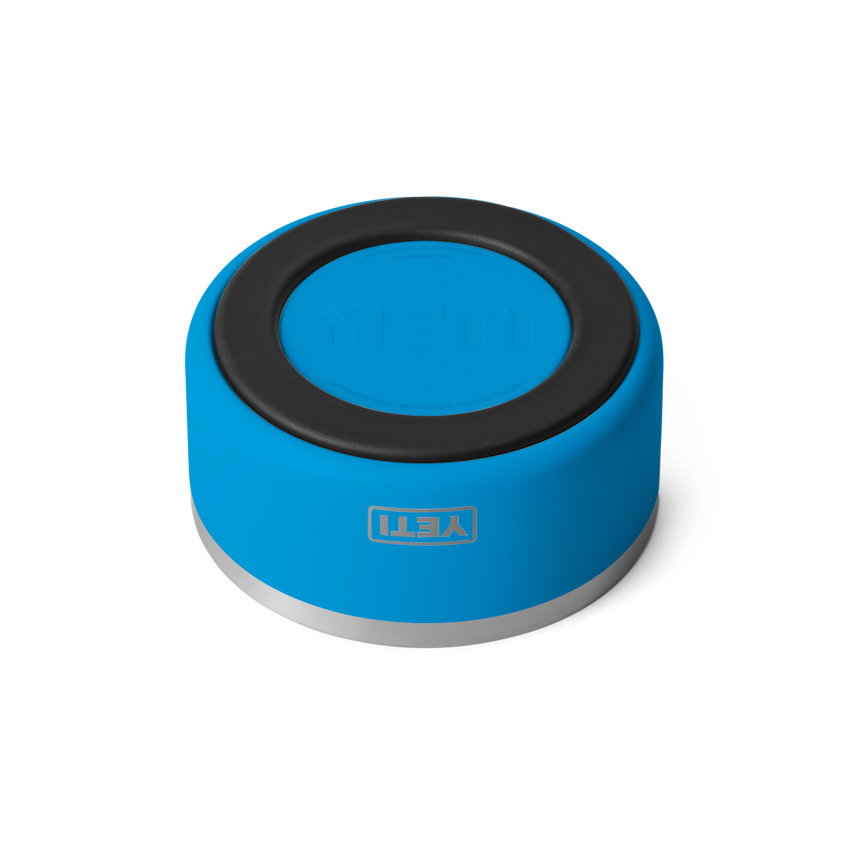 Boomer 4 Dog Bowl - Large Non-Slip Pet Food and Water Dish for Medium to Large Dogs - Big Wave Blue - Perfect for Indoor and Outdoor Use