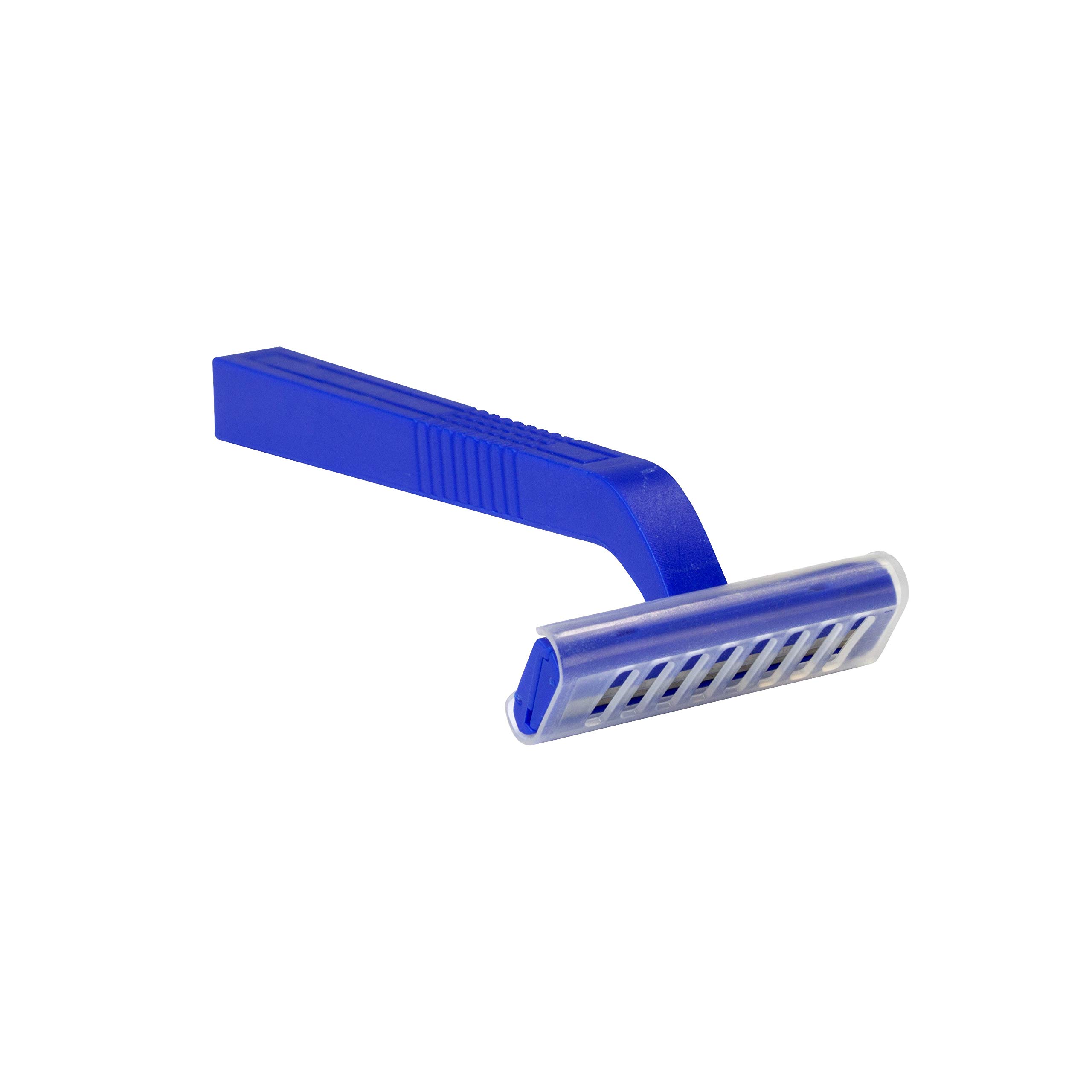 Best Twin Blade Razors - Box of 50 Long-Lasting Sharp Razors for Men | Smooth Shaving for Face, Body & Head | Durable Stainless Steel Blades