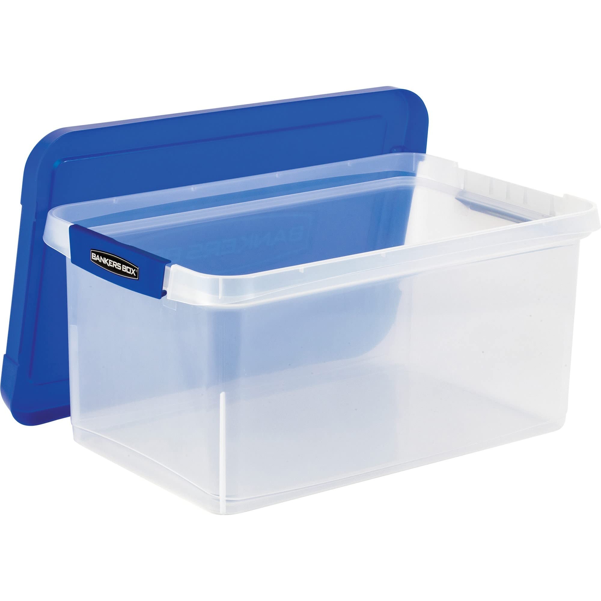 Bankers Box Heavy-Duty File Storage Box - Secure Document Organizer for Office, Home & Business Records | Perfect for Filing, Moving & Long-Term Archiving