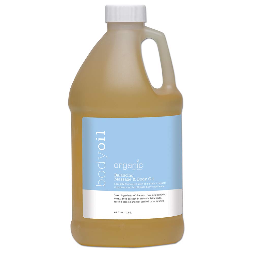 Premium Balancing Massage & Body Oil - 64oz Large Bottle for Relaxation, Aromatherapy & Skin Hydration | Perfect for Spa, Yoga & Home Wellness