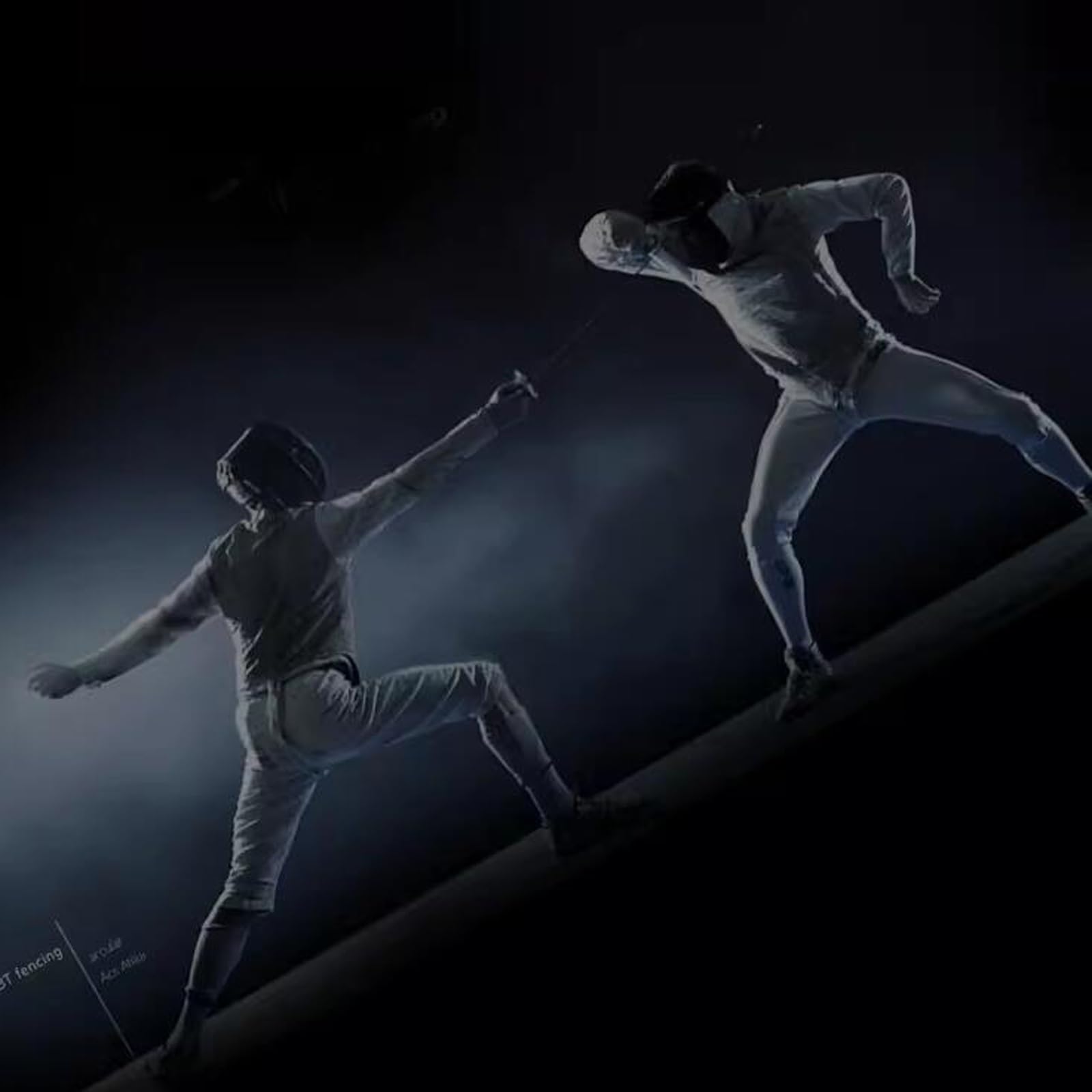 High Performance Long Sports Socks for Fencing - Breathable, Sweat-Wicking, Thick & Comfortable Athletic Socks for Epee, Foil & Saber - Ideal for Training, Competitions & Martial Arts