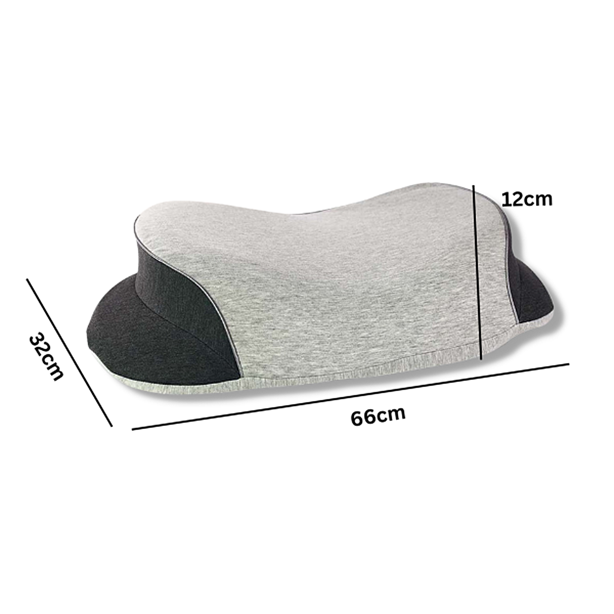 PainX Orthopedic Pillow for Neck & Back Pain Relief - Memory Foam Cervical Support Pillow for Side, Back & Stomach Sleepers - Perfect for Home, Office & Travel Use