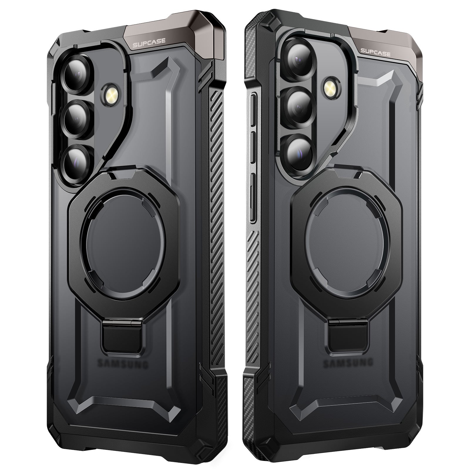 Samsung Galaxy S25 Ultra Black Magsafe Phone Case - Compatible with Wireless Charging, Secure Grip & Shockproof Protection - Perfect for Work, Travel & Outdoor Activities
