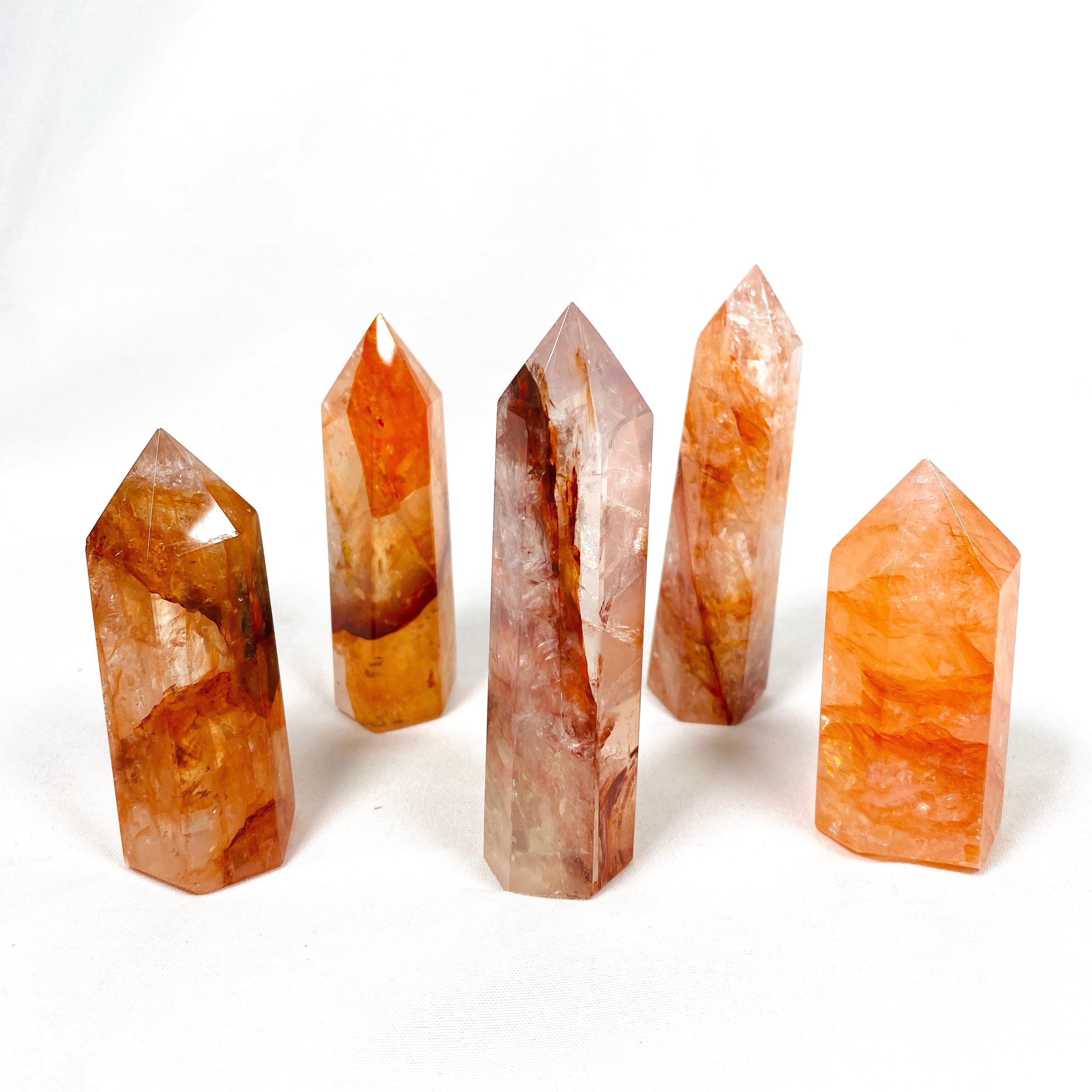 75-100g Fire Quartz Generator (FQG-85) - High-Quality Energy Crystal for Meditation, Healing & Home Decor