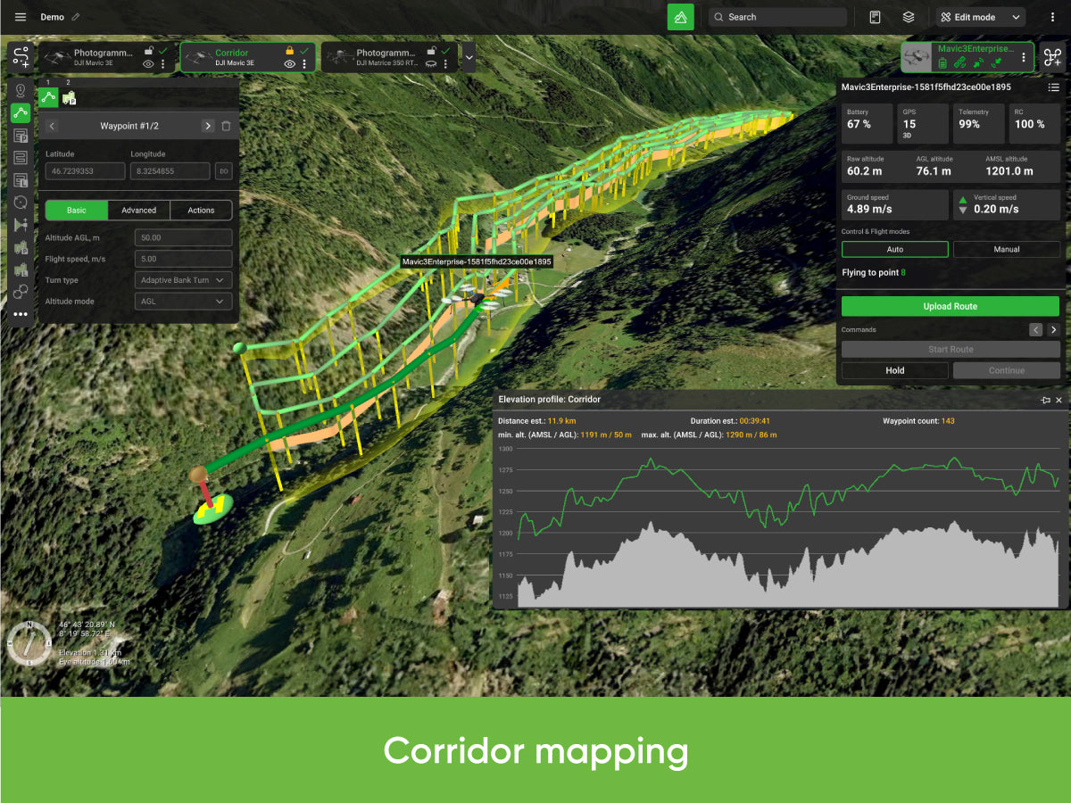 UgCS ENTERPRISE Perpetual License - Professional Drone Mission Planning Software for Surveying, Mapping & Inspection