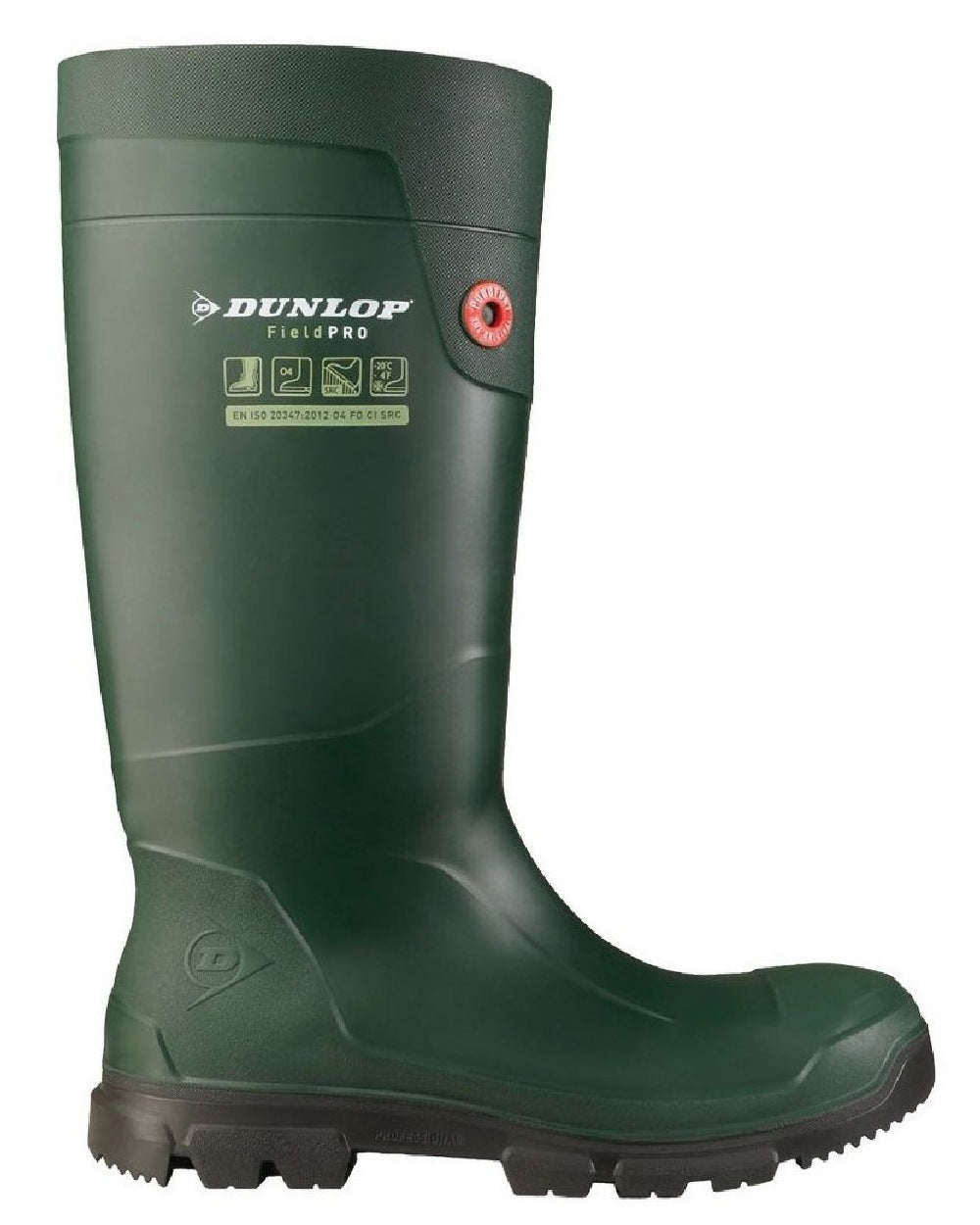 Dunlop FieldPro Wellingtons - Waterproof Rubber Boots for Men & Women - Outdoor Work, Farming, Hiking & Rainy Day Wear