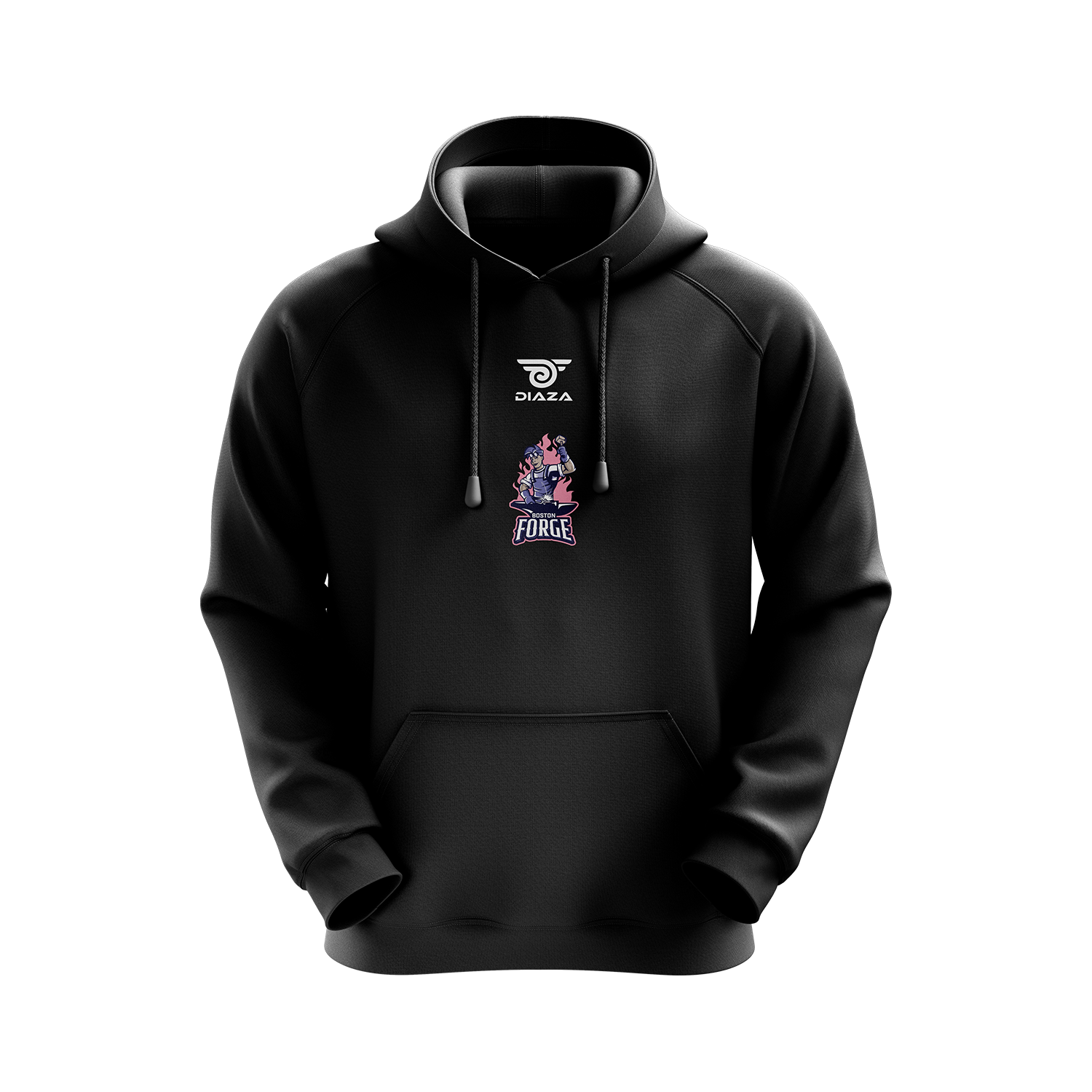 Boston Forge Hoodie - Premium Quality Men's & Women's Zip Up Sweatshirt | Warm Fleece Lined Pullover for Outdoor Activities, Gym & Casual Wear