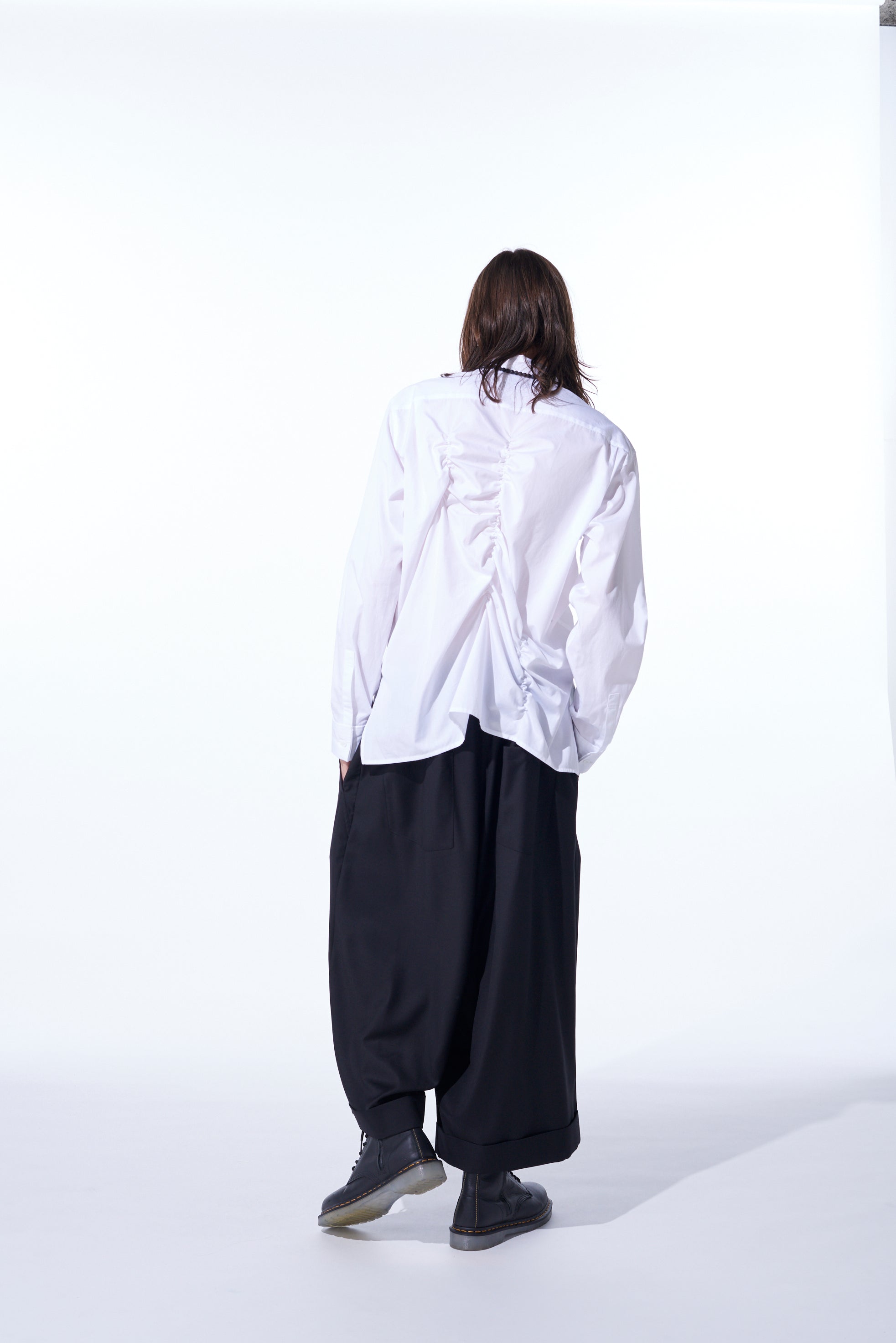 Cotton Broadcloth Shirring Design Shirt for Women | Comfortable & Stylish Blouse for Casual Wear, Office & Summer Outfits
