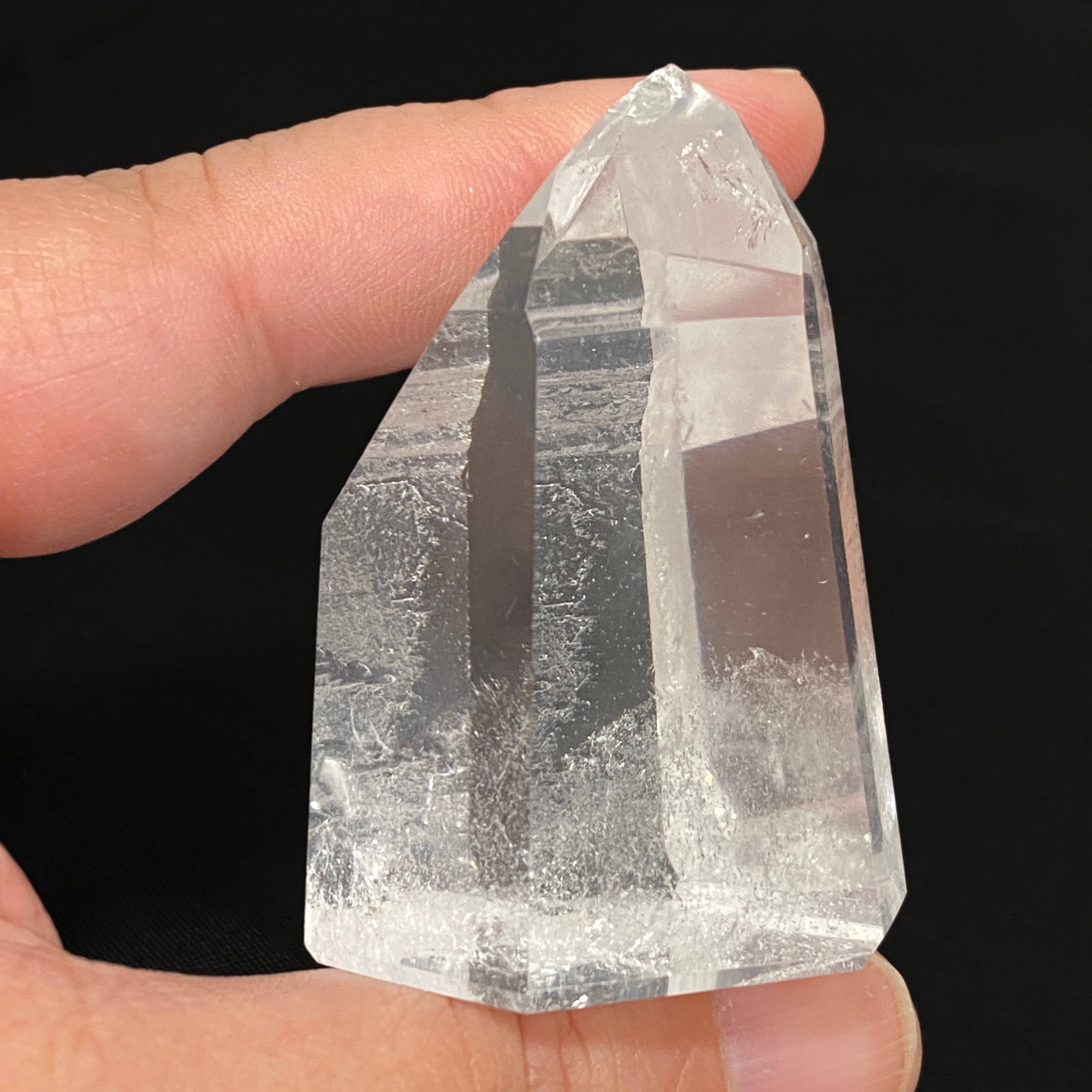 Lemurian Seed Crystal Polished Point - 91g 56x39mm Natural Healing Stone for Meditation, Chakra Balancing & Energy Work - Perfect for Spiritual Growth & Home Decor