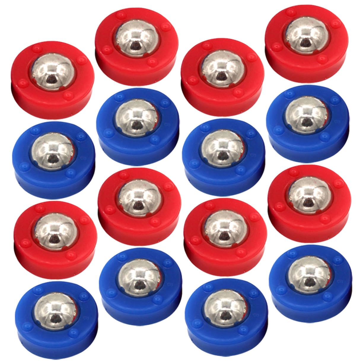KICHOUSE 24pcs Shuffleboard Pucks Set - Replacement Roller Balls for Tabletop Shuffleboard & Mini Bowling Game - Perfect for Family Game Night, Office Entertainment & Pub Parties