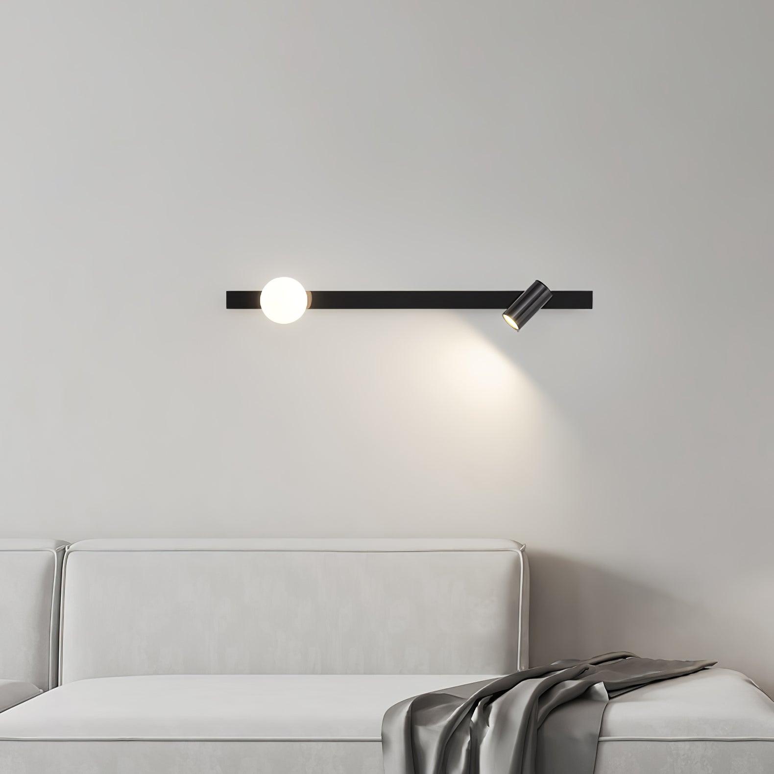 Modern Long Arm Wall Light - Adjustable Swing Arm Sconce for Bedroom, Living Room & Office - Perfect for Reading, Task Lighting & Decor