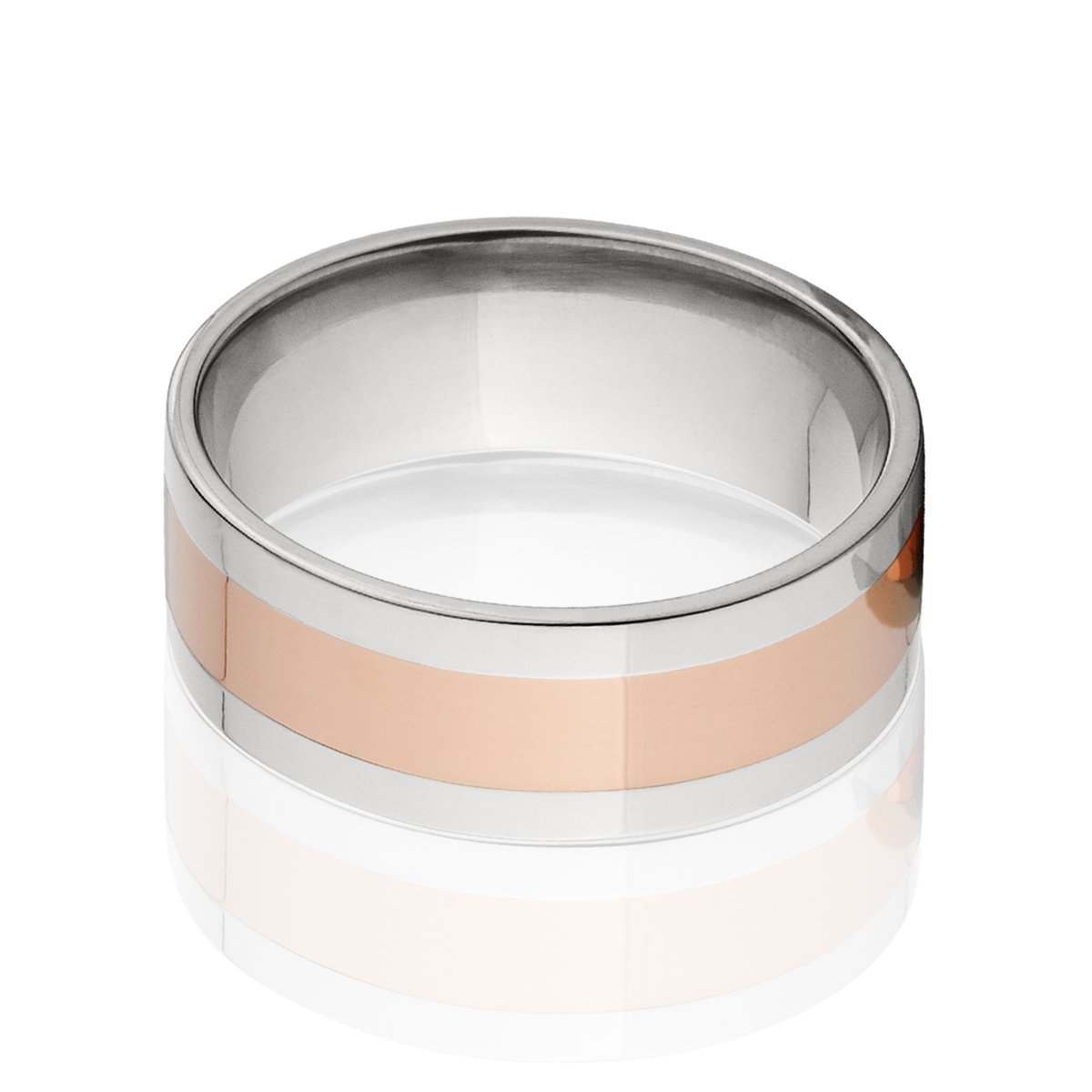 Titanium Rings for Men & Women - Durable Titanium Wedding Bands with Copper Inlay - Perfect for Engagement, Anniversary & Everyday Wear